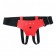 Красные трусики со штырьком для насадки - БДСМ Арсенал - купить с доставкой в Таганроге