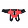 Красные трусики со штырьком для насадки - БДСМ Арсенал - купить с доставкой в Таганроге